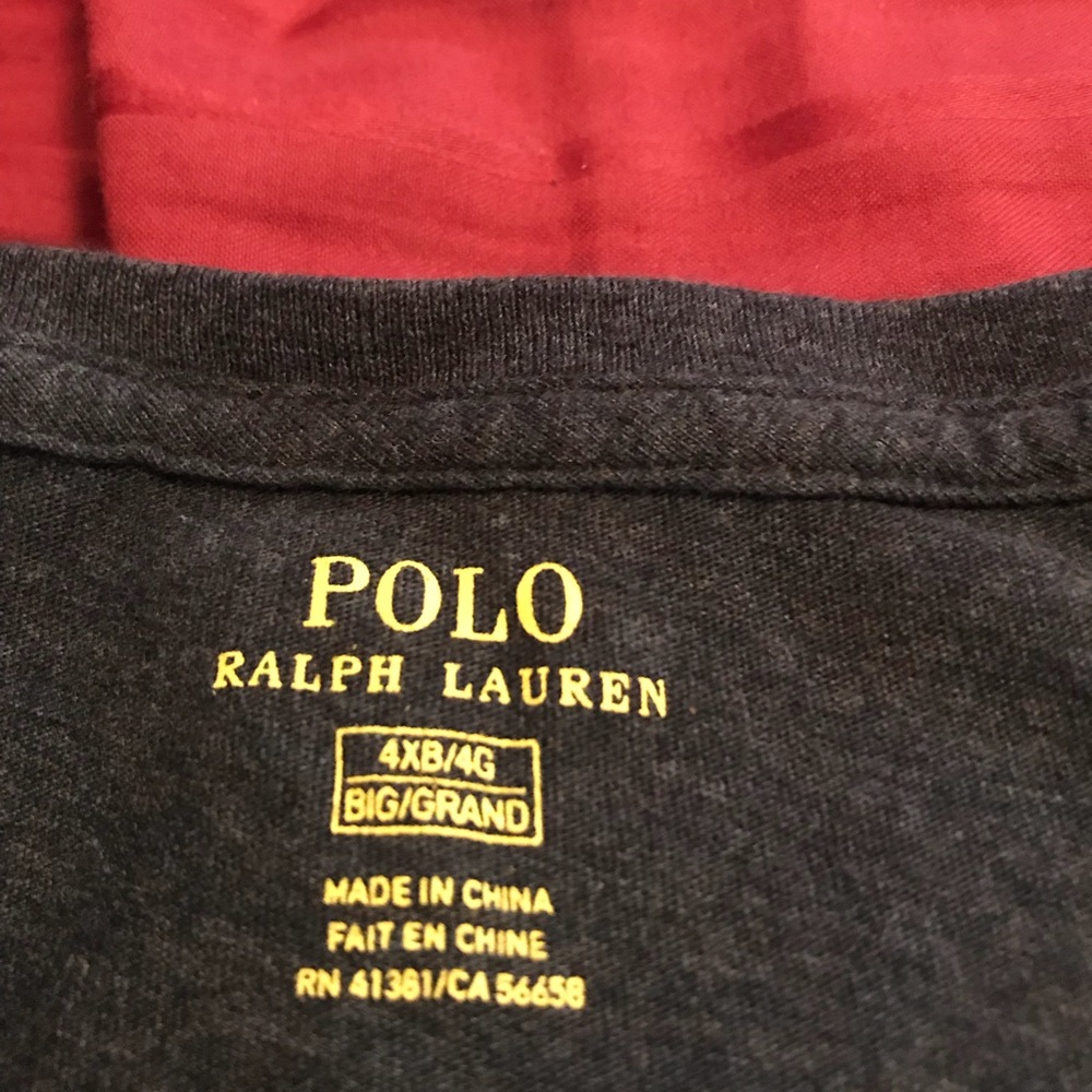 Men’s 4x grey polo T-shirt